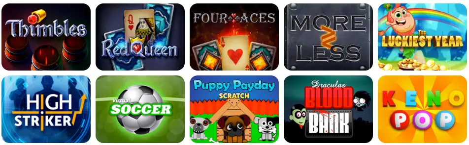 Juegos en línea de MAGIC RED CASINO