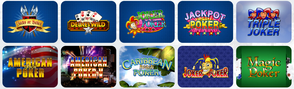 Video Poker MAGIC RED CASINO