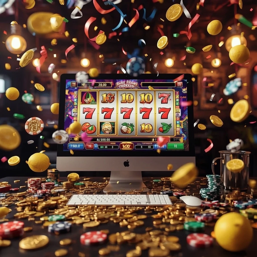 máquinas tragamonedas en la pantalla MAGIC RED CASINO